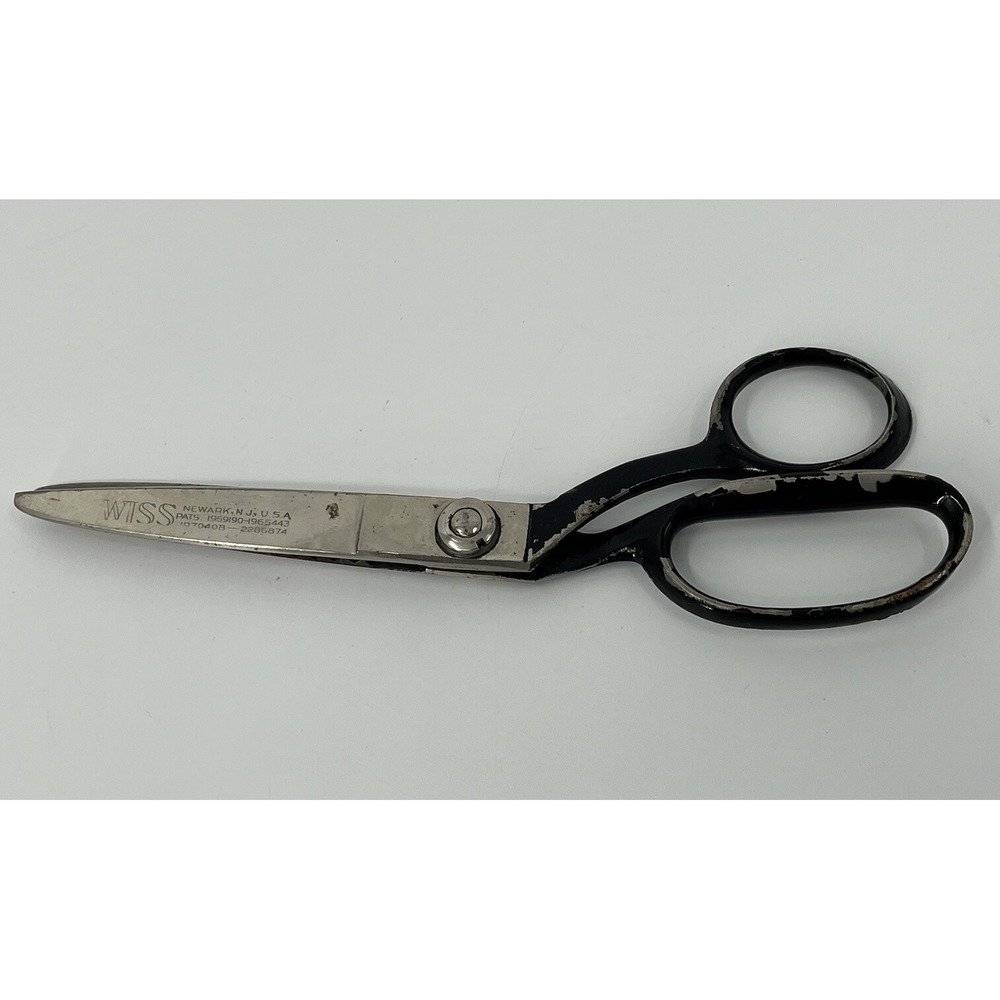 Vintage WISS 9 inch Pinking Shears Sewing Fabric Scissors USA Made